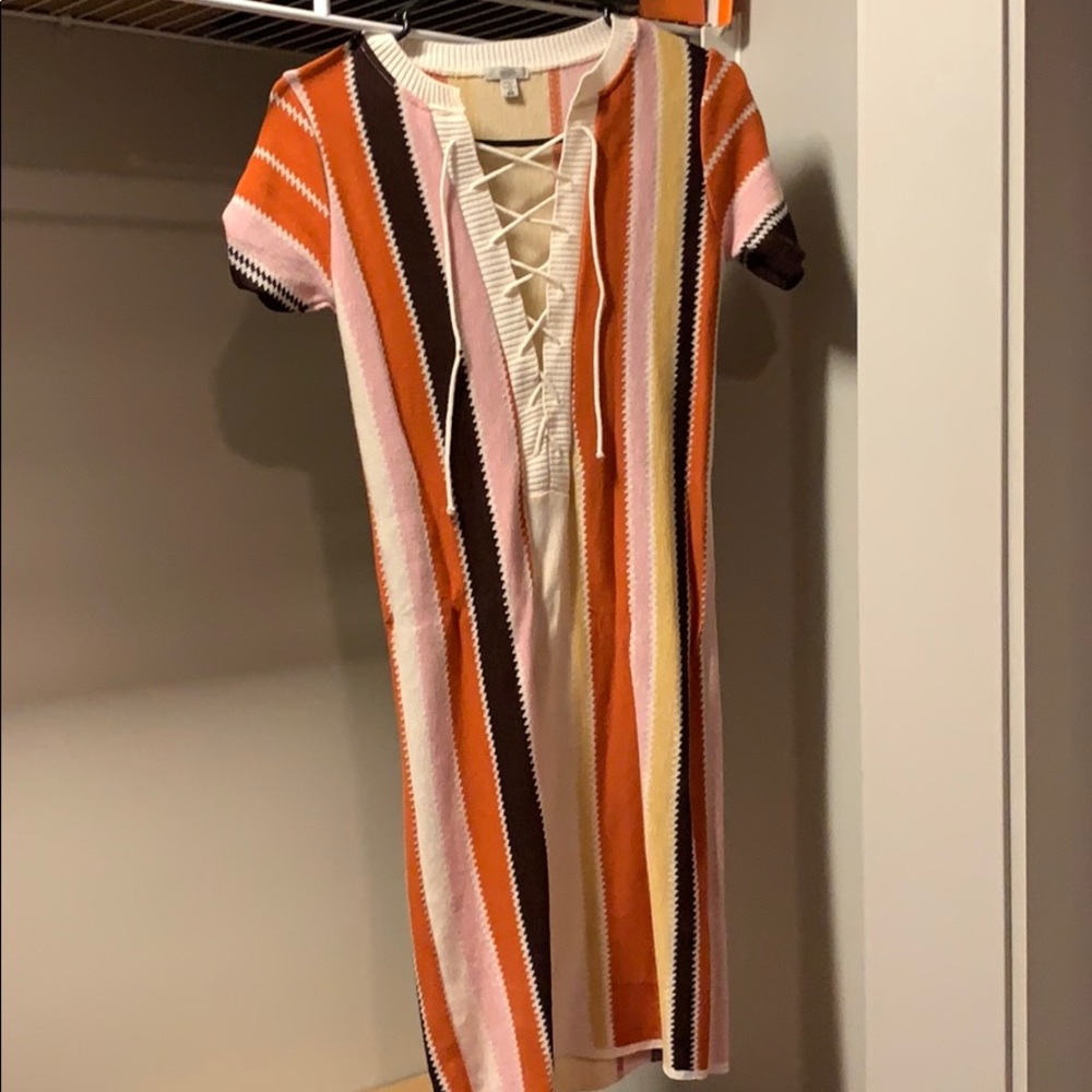 Never Worn Urban Outfitters Multi Knit Dress